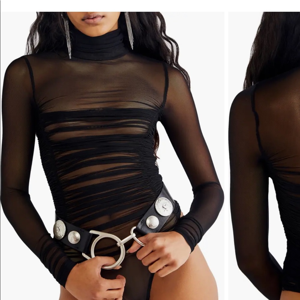 Free people under it all mesh bodysuit